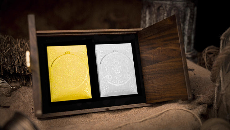 The Silk Wooden Boxset Playing Cards