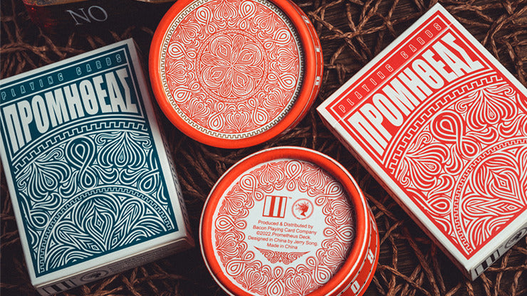 Prometheus Playing Cards, Circular Edition by Bacon Card Magic Company
