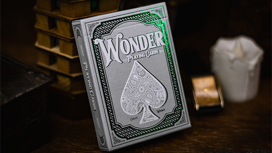 Emerald Wonder, Silver Gilded Playing Cards