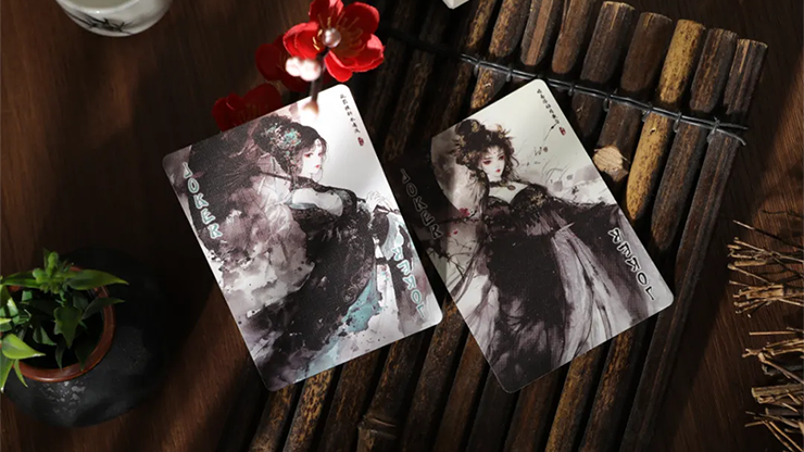Subtle Fragrance, Gilded Playing Cards by King Star