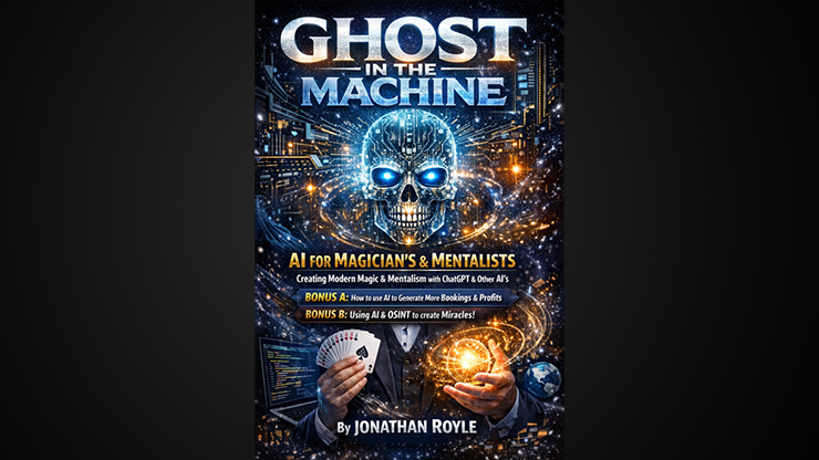 Ghost in the Machine AI for Magicians and MentalistsCreating Modern Magic & Mentalism with ChatGPT & Other AI's by Jonathan Royle - ebook