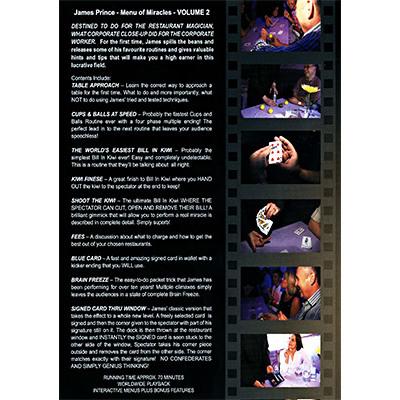 Menu of Miracles V2 by James Prince & RSVP