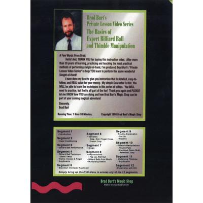Basics Of Expert Billiard Ball And Thimble Manipulation by Brad Burt