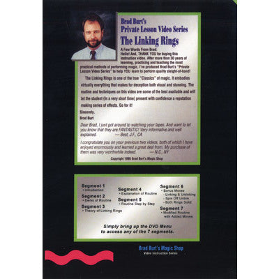 The Linking Rings - Brad Burt, DVD