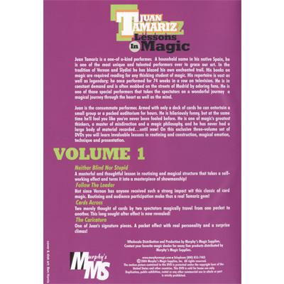 Lessons in Magic V1 by Juan Tamariz