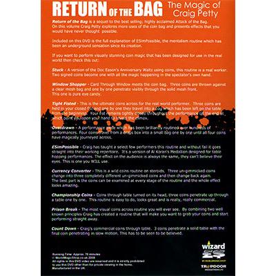 Return of The Bag, 2 DVD set by Craig Petty and World Magic Shop