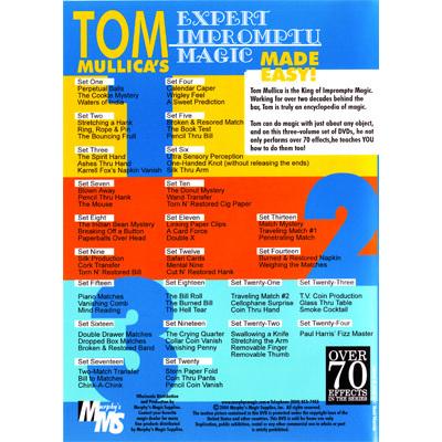 Tom Mullica's Impromptu Magic 3 Disc Combo by Murphy's Magic Supplies