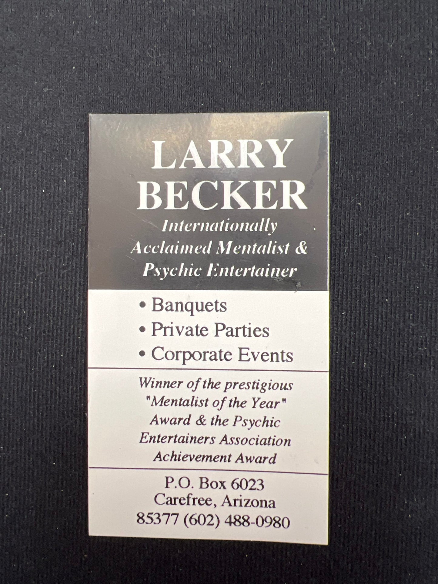 Larry Becker card