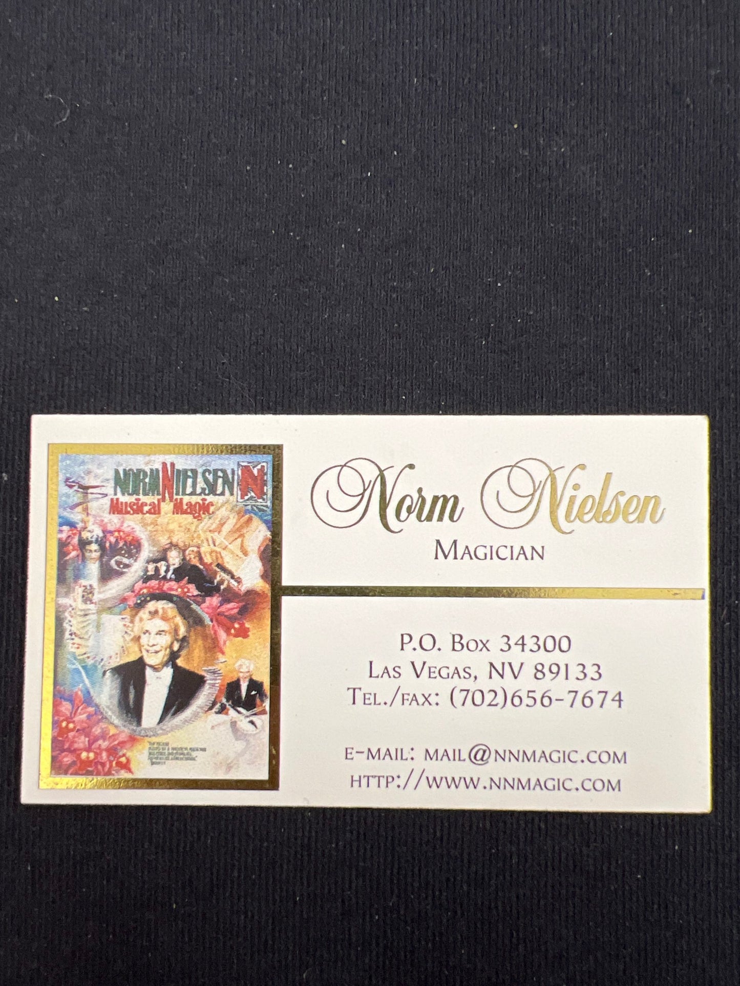 Norm Nielsen card