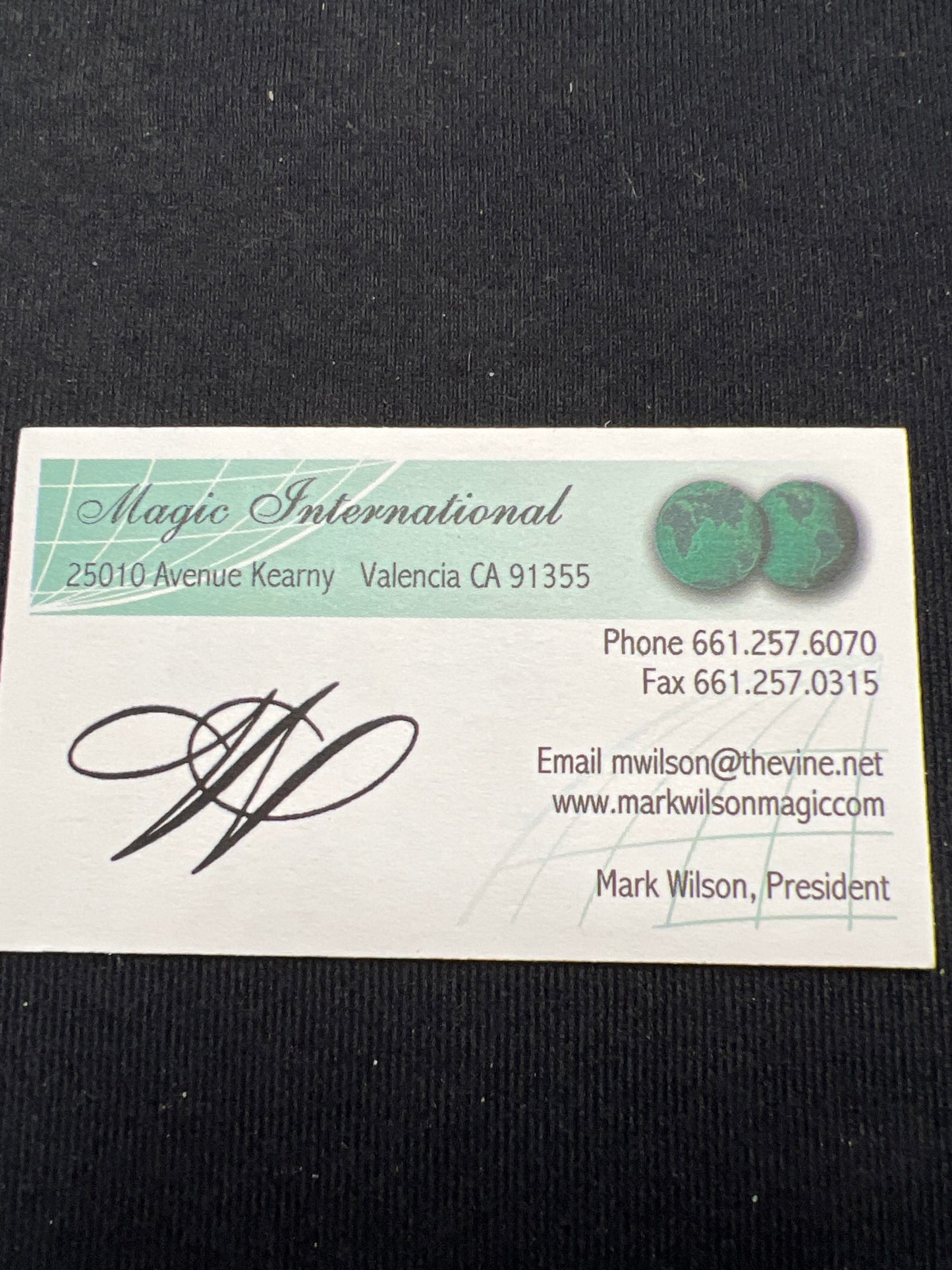 Mark Wilson card