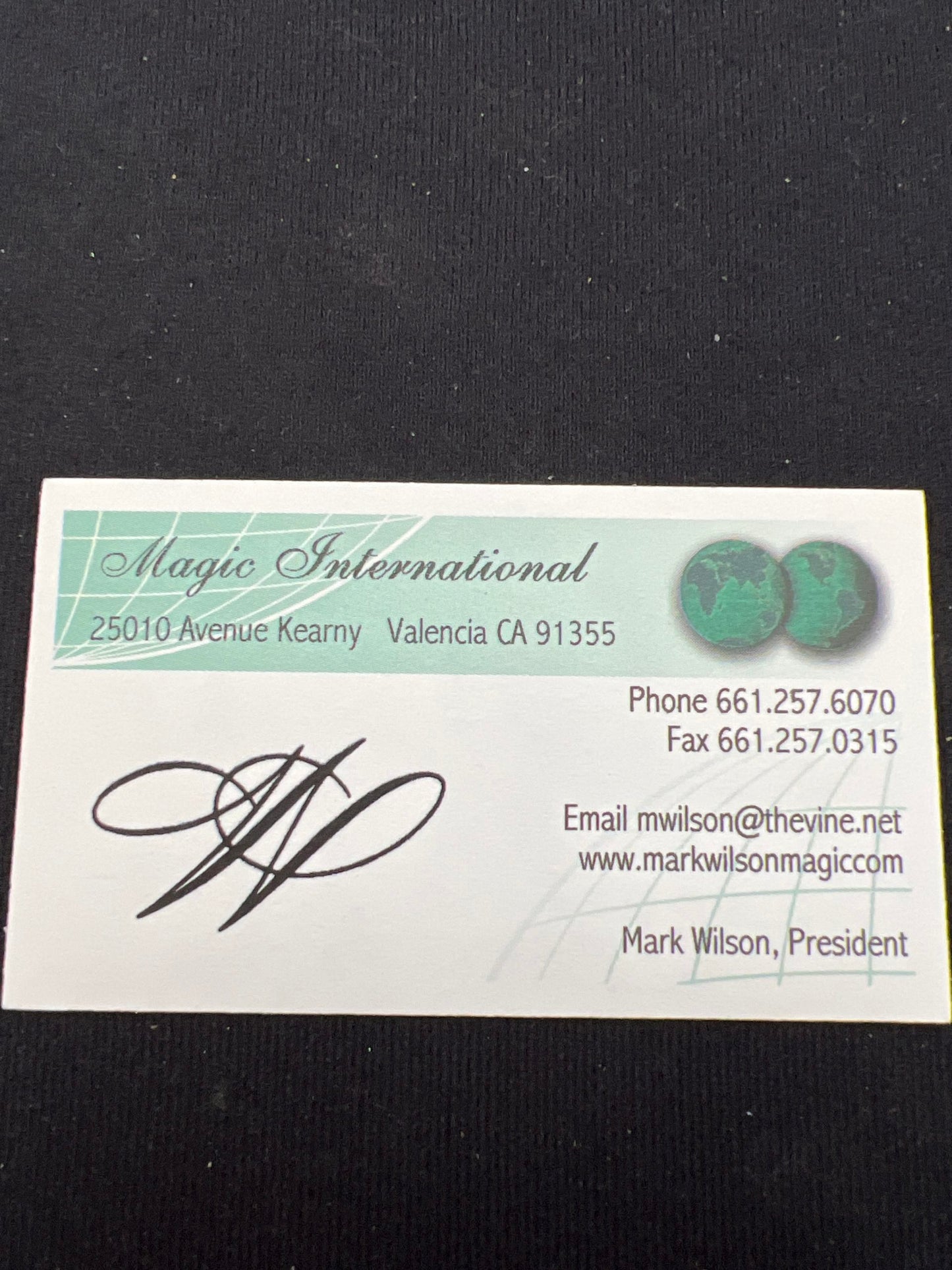 Mark Wilson card