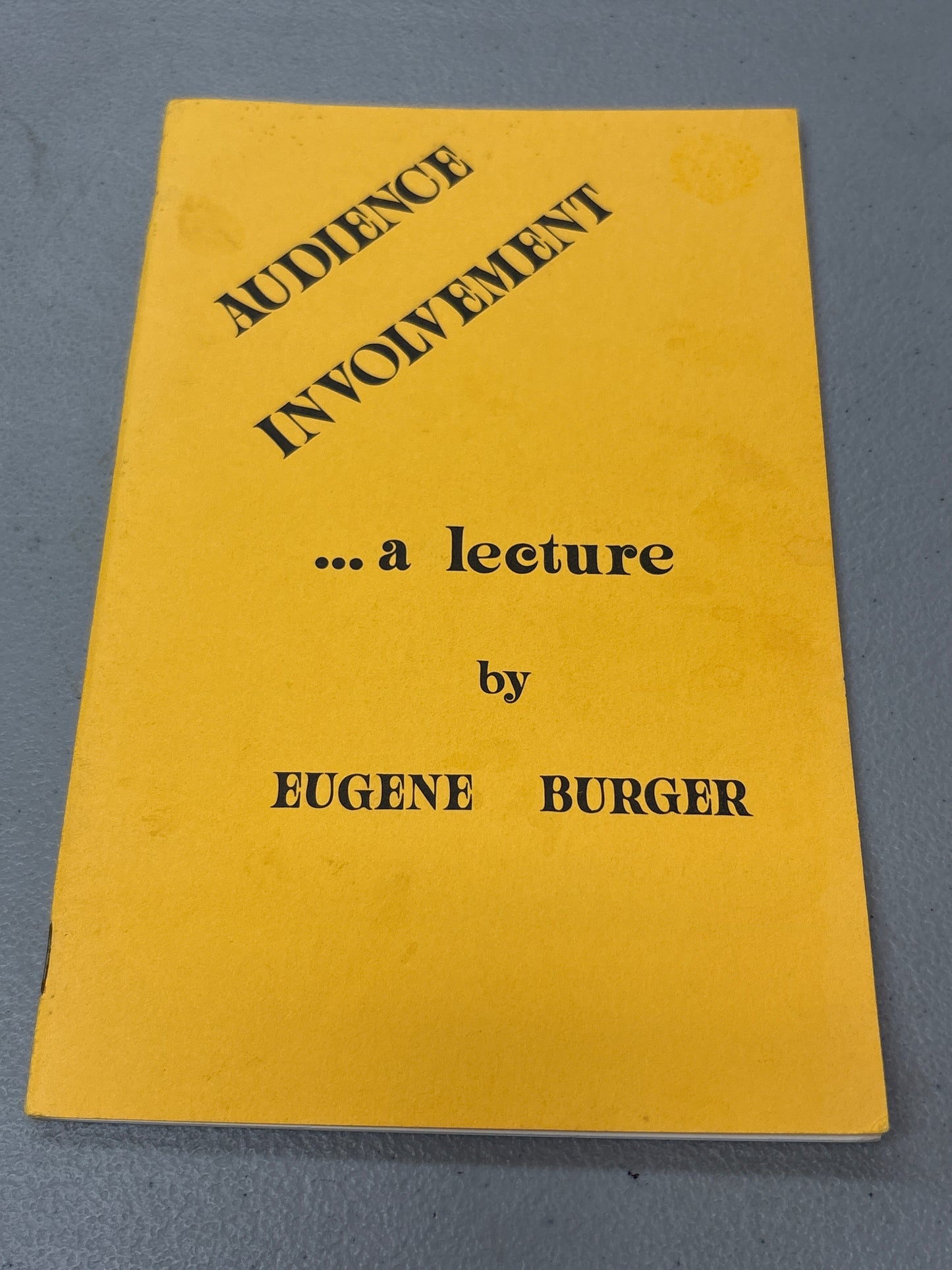 Audience Involvement
