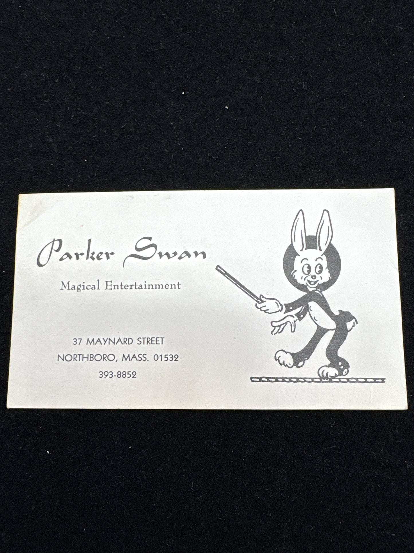 Parker Swan business card