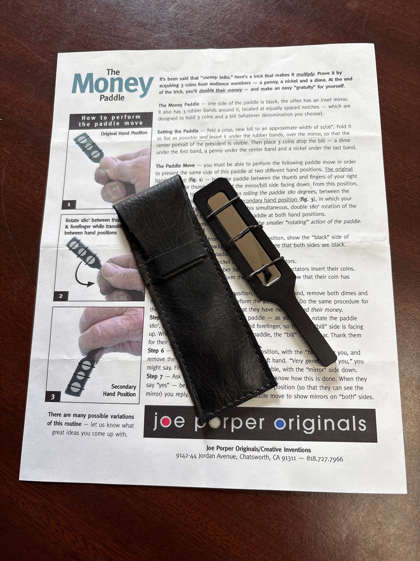 The Money Paddle by Joe Porper