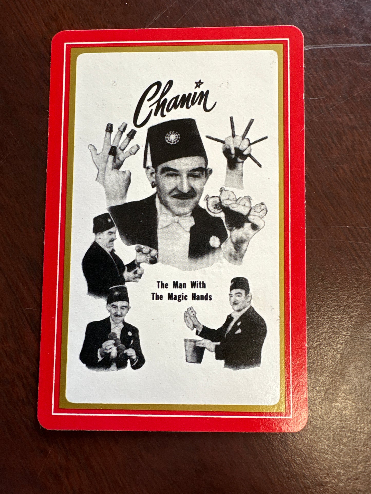 Jack Chanin Magic business card