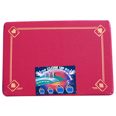 PRO VDF Close Up Pad with Printed Aces, Red by Di Fatta