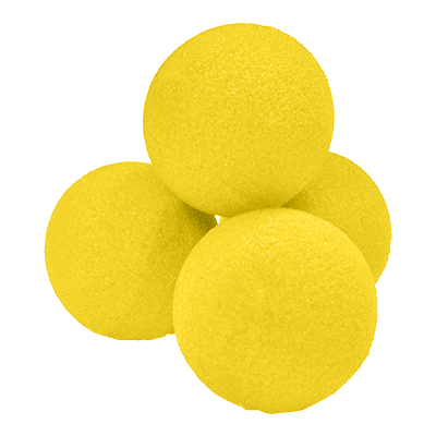 Ultra Soft, 2 Inch, Yellow, 4 Balls by Goshman