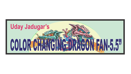 Color Changing Dragon Fan 5 inch