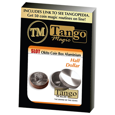 Slot Okito Box Half Dollar Aluminum by Tango Magic