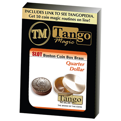 Slot Boston Box Brass Quarter by Tango Magic