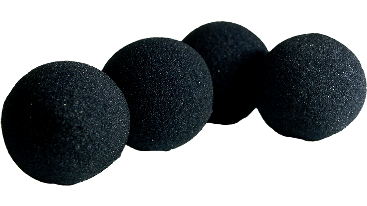 3 inch Reg Sponge Ball 4-pack Goshman, Black
