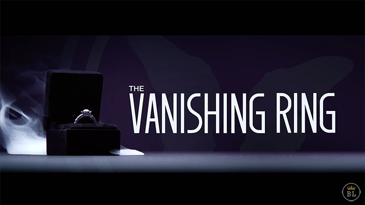 Vanishing Ring Black, Gimmick and Online Instructions by SansMinds