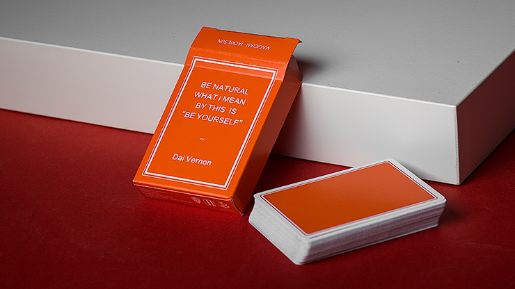 Magic Notebook Deck - Limited Edition, Orange by The Bocopo Card Magic Company
