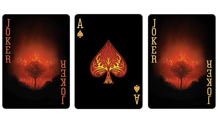Bicycle Natural Disasters inch Wildfire inch Playing Cards by Collectable Playing Cards