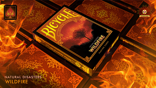 Bicycle Natural Disasters inch Wildfire inch Playing Cards by Collectable Playing Cards
