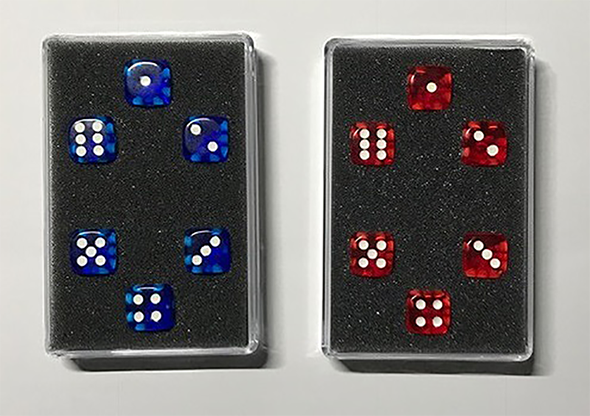 Perfect Prediction Dice Red, 6 Dice by Kreis