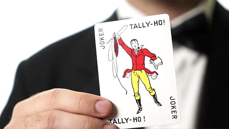 White Tally-Ho, Fan Back Playing Cards