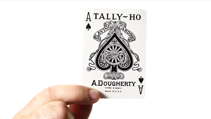 White Tally-Ho, Fan Back Playing Cards