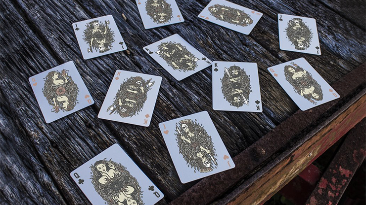 Maidens Playing Cards