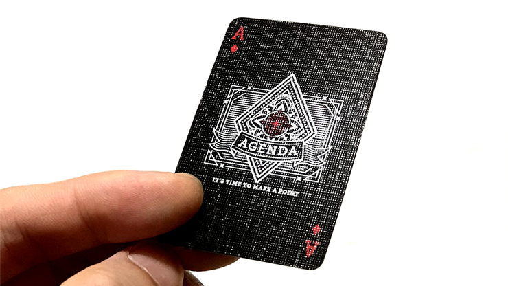 Mini Agenda Playing Cards, Black