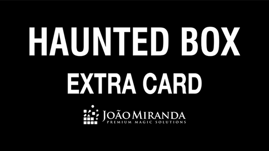 Haunted Box Extra Gimmicked Card, Red by João Miranda Magic