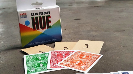 HUE Red, Gimmicks and Online Instructions by Kaan Agdokan and MagicfromHolland
