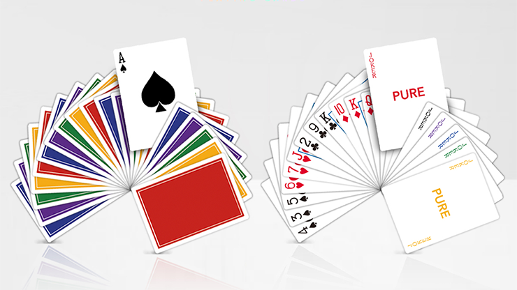 Pure, Blue Playing Cards