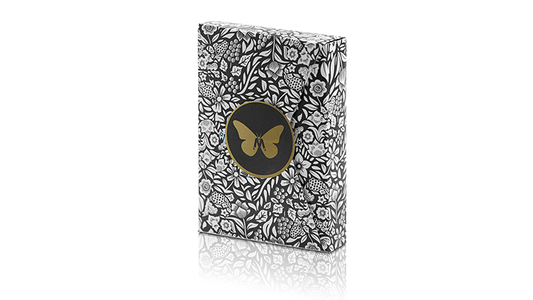 Limited Edition Butterfly Playing Cards Marked, Black and Gold by Ondrej Psenicka
