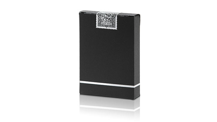 Limited Edition Butterfly Playing Cards Marked, Black and Silver by Ondrej Psenicka