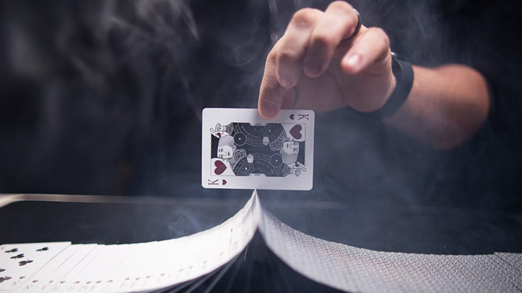 Gambler';s Playing Cards, Borderless Black by Christofer Lacoste and Drop Thirty Two
