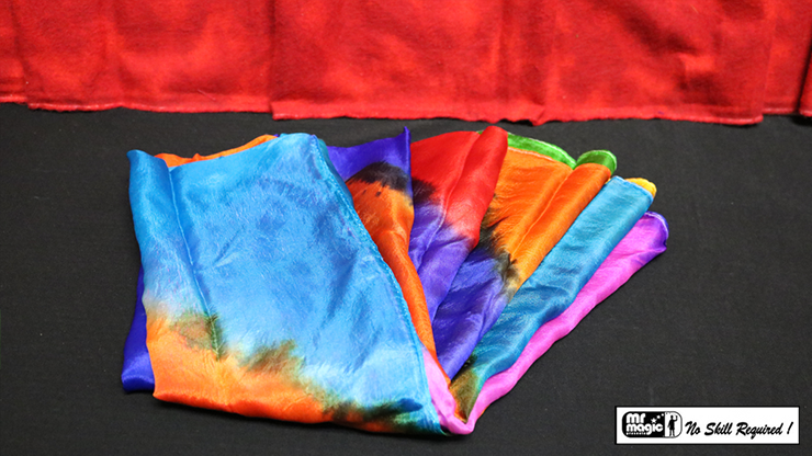 Production Silk Rainbow, 36 inch X 36 inch by Mr. Magic