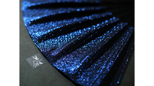 Appearing SnowStorming Fan V2, Dark Blue by Victor Voitko (Gimmick and Online Instructions)
