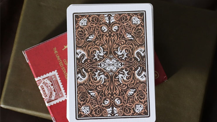 Limited Edition Late 19th Century Vanity Creature, Red Playing Cards