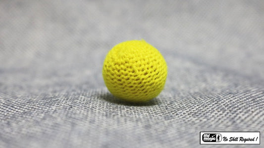 Crochet Ball .75 inch Single, Yellow by Mr. Magic