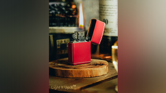 Limited Edition Light It Up Scarlet Shine Edition, Gimmicks, Remote and Online Instructions by SansMinds