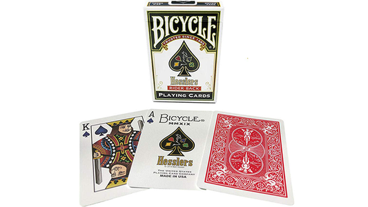 Hesslers Rider Back, Red Playing Cards