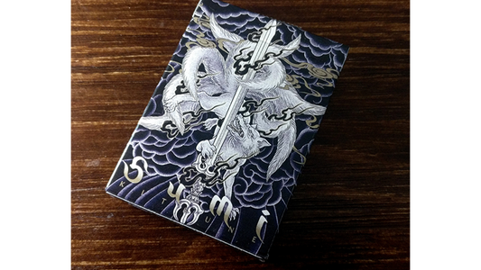 Sumi Kitsune Myth Maker, Blue Playing Cards by Card Experiment