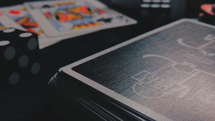 Juice Joint, Black Playing Cards by Michael McClure