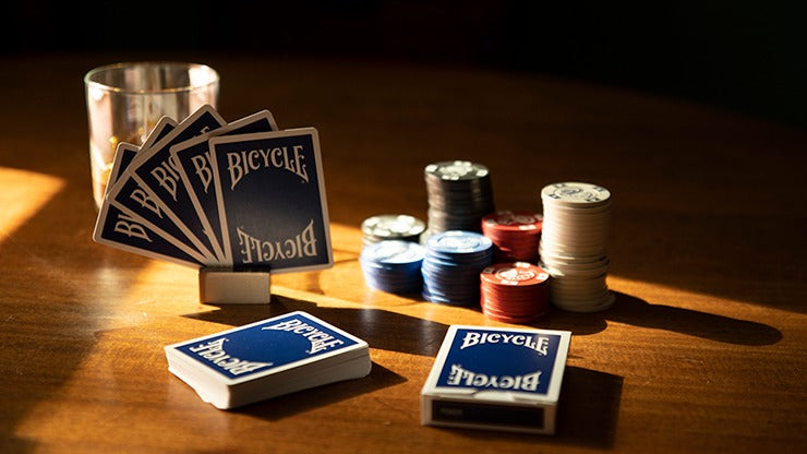 Bicycle Insignia Back, Blue Playing Cards
