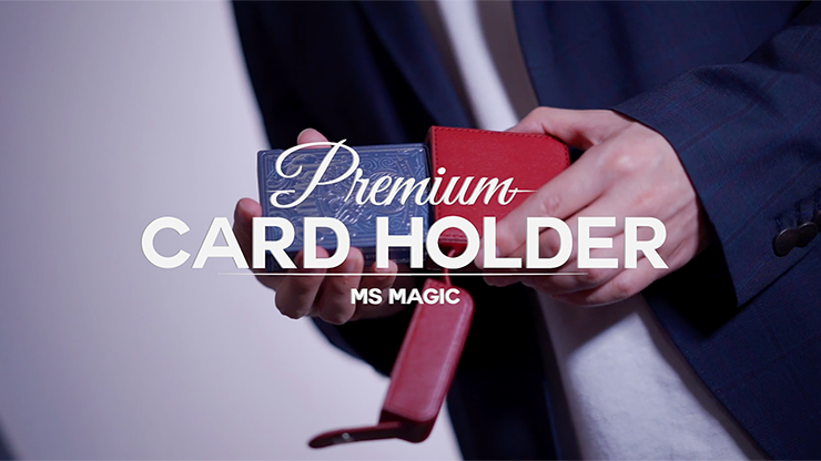 MAZE Leather Card Case, Red by Bond Lee